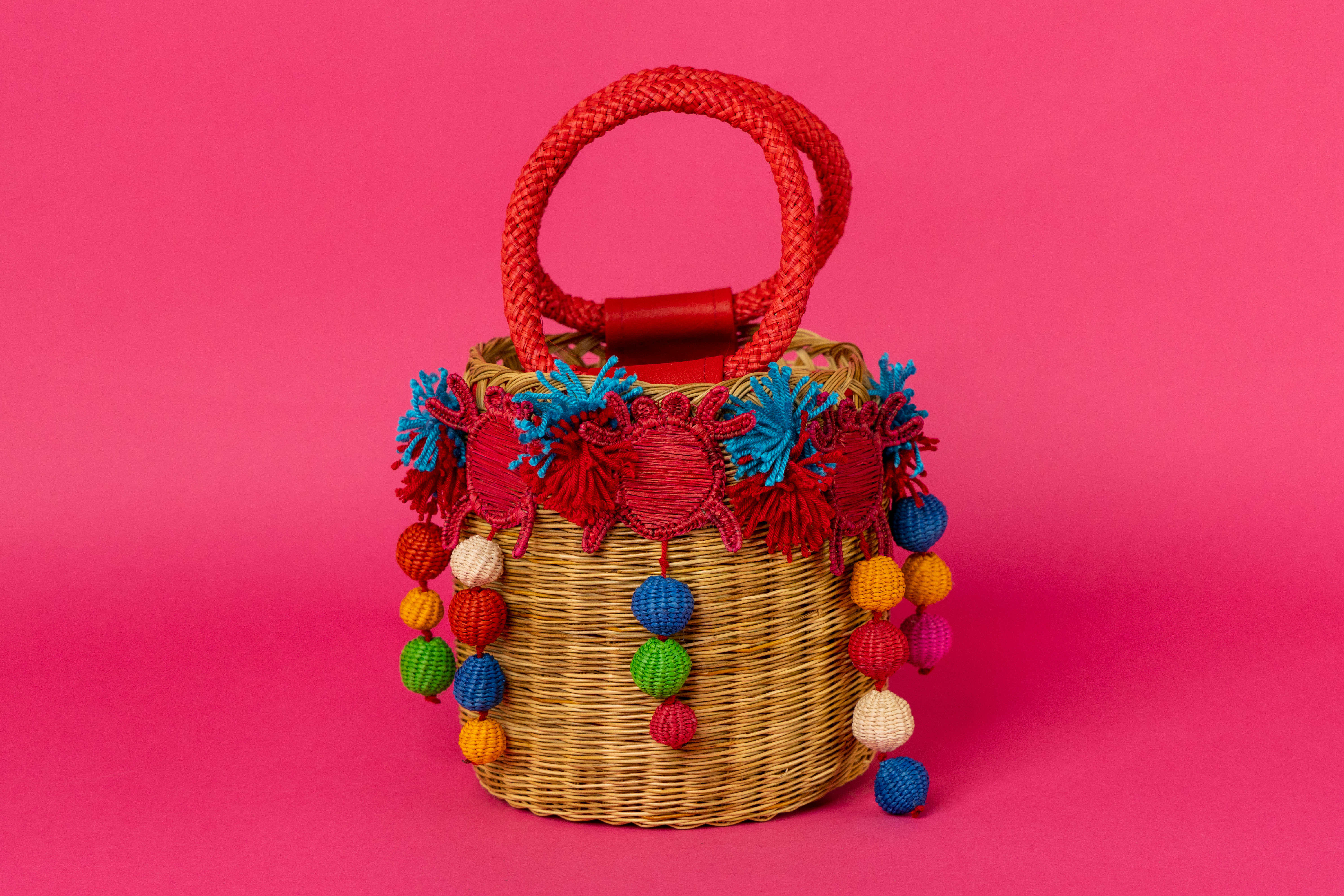 Tracy Cherry Jute Bag