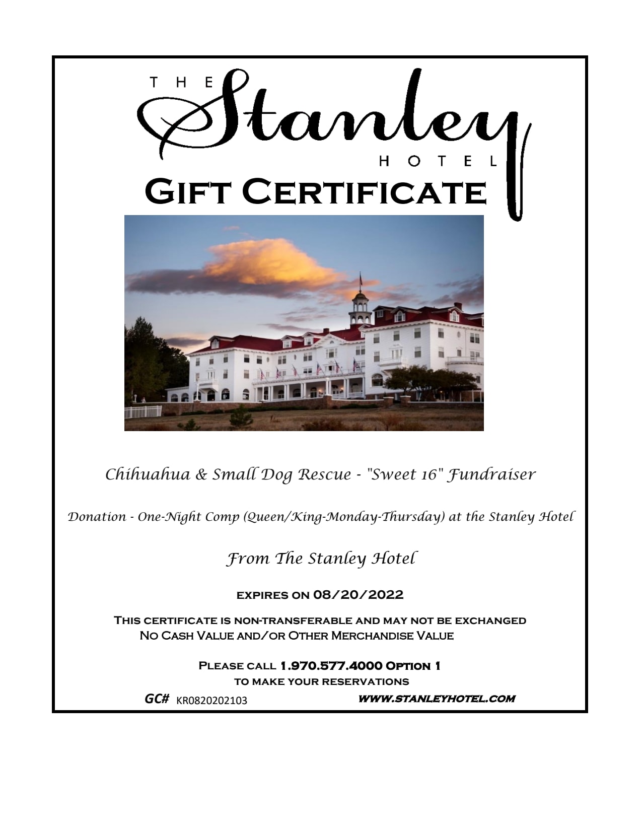 BetterUnite - Auction - Chihuahua-Small Dog Rescue Sweet 16 Party