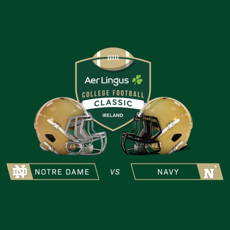 Notre Dame vs Navy in Dublin, Ireland August 26, 2023 Game Tickets