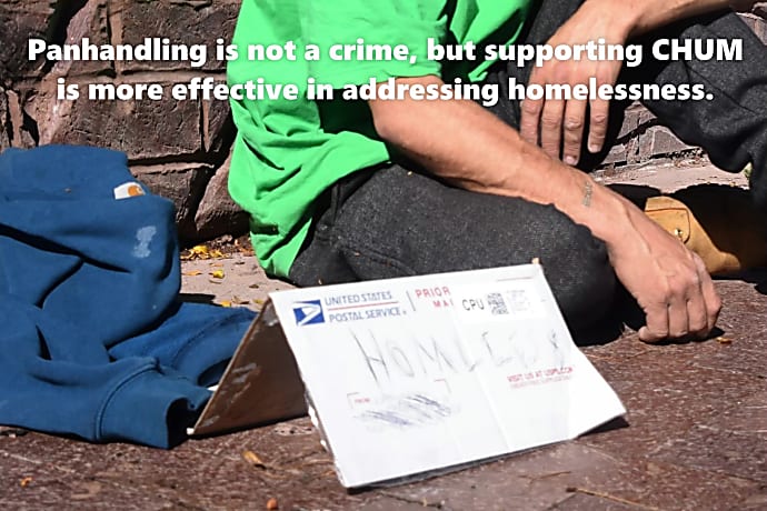 Flying a sign for CHUM by Mary Roling | BetterUnite