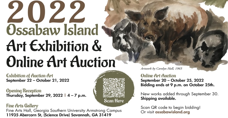 2022 Ossabaw Island Art Auction, a fundraiser for the Ossabaw Island  Foundation, ends Tue Oct 25 9pm by Ossabaw Island Foundation