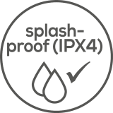 Splash-proof Splash-proof