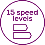Speed settings Speed settings