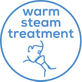 Warm steam treatment Warm steam treatment