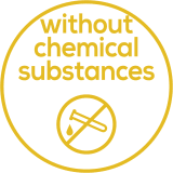 Without the use of chemicals Without the use of chemicals