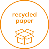 Packaging made of 100% recycled cardboard