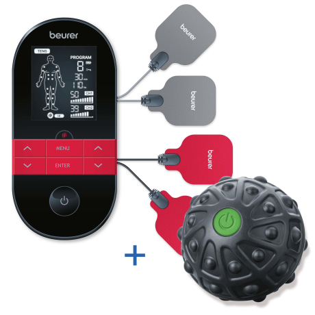 EM 59 Heat TENS/EMS avec balle de massage MG 10