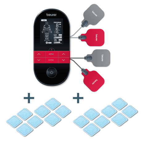 EM 59 Heat TENS/EMS, inclus 2 kits de rechange