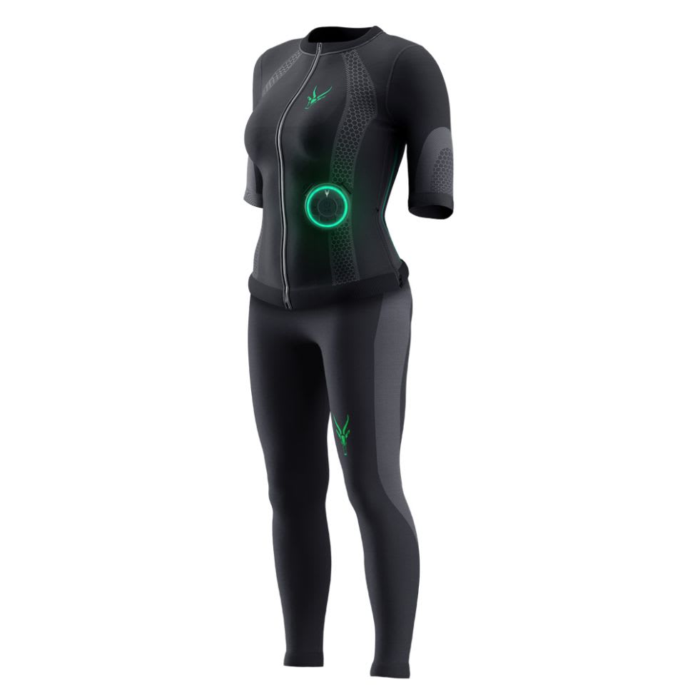 Combinaison D'entraînement EMS VisionBody – Unisexe – Avec Moniteur Fréquence Cardiaque