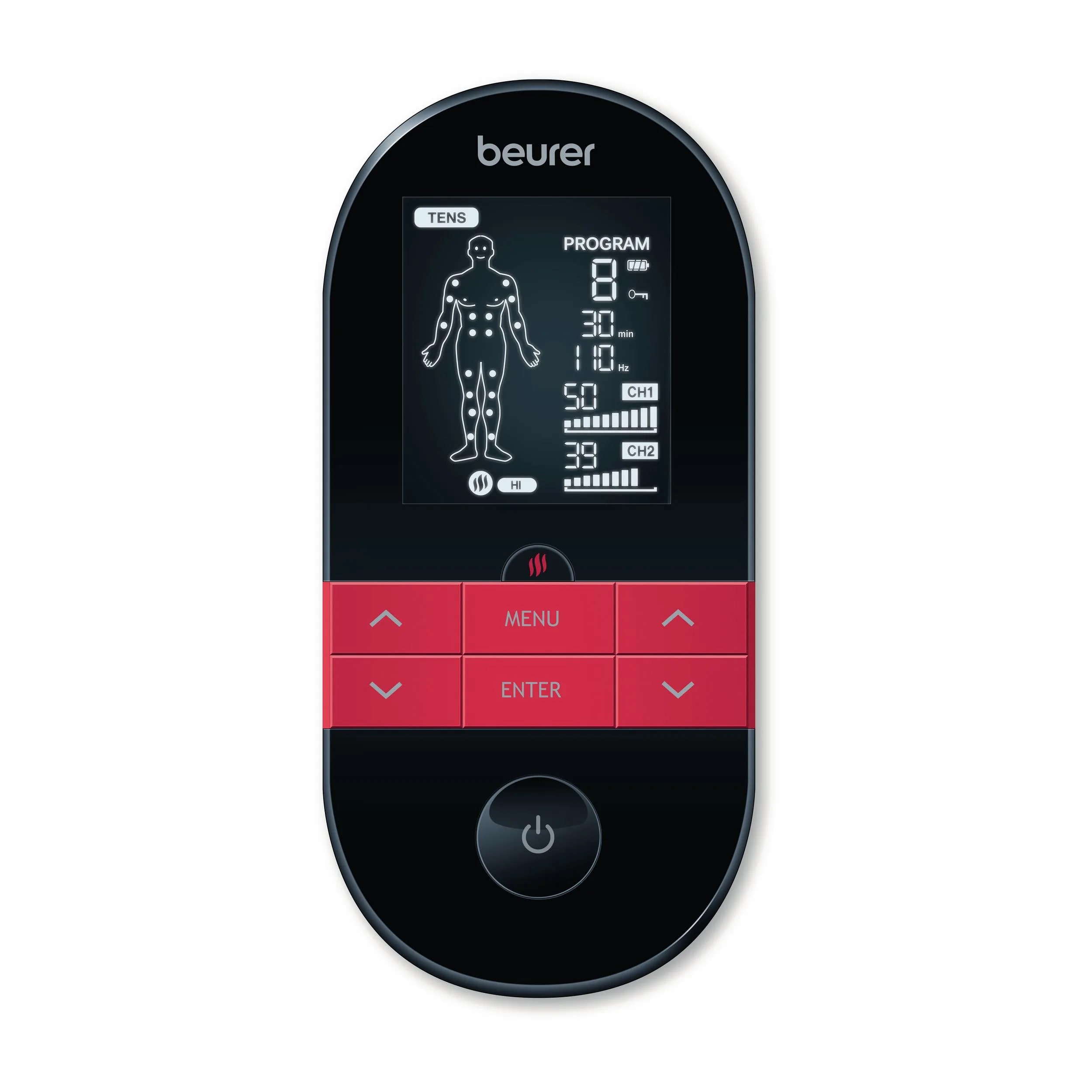 EM 59 Heat The Beurer EM 59 Digital TENS/EMS device with heat