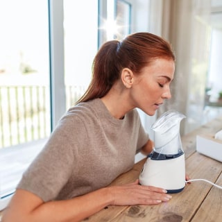 SI 31 SteamCare Dampfvernebler von beurer in Anwendung