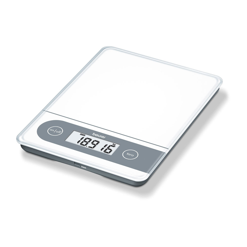 Beurer KS22 Kitchen Scale, Silver