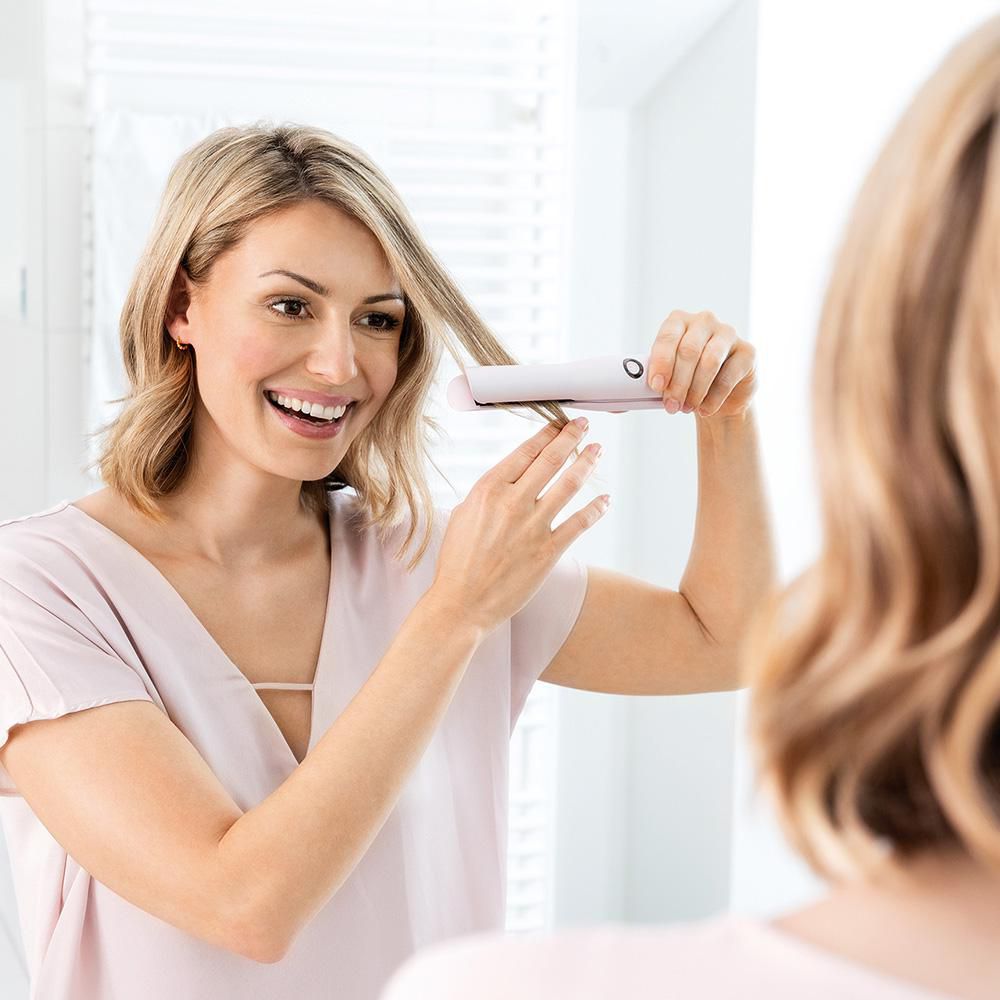 New BeautySalon Design ヘア100 エステ20 フィット… Cordless hair straightener HS 20 | Beurer