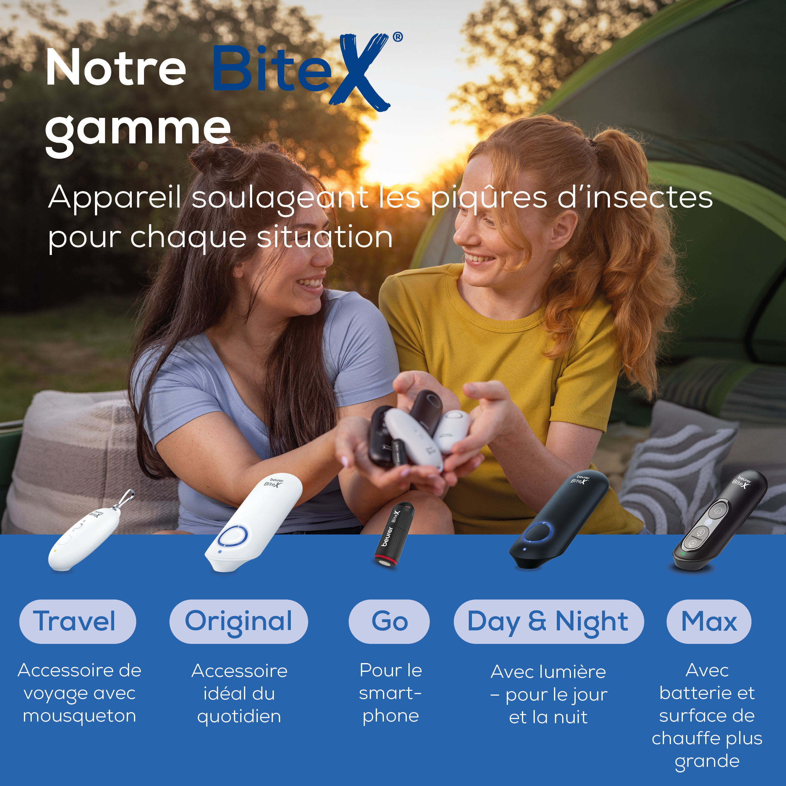 Stylet Anti-démangeaison Piqûres Moustiques - Rechargeable USB-C, Compact, Pour Camping Et Randonnée