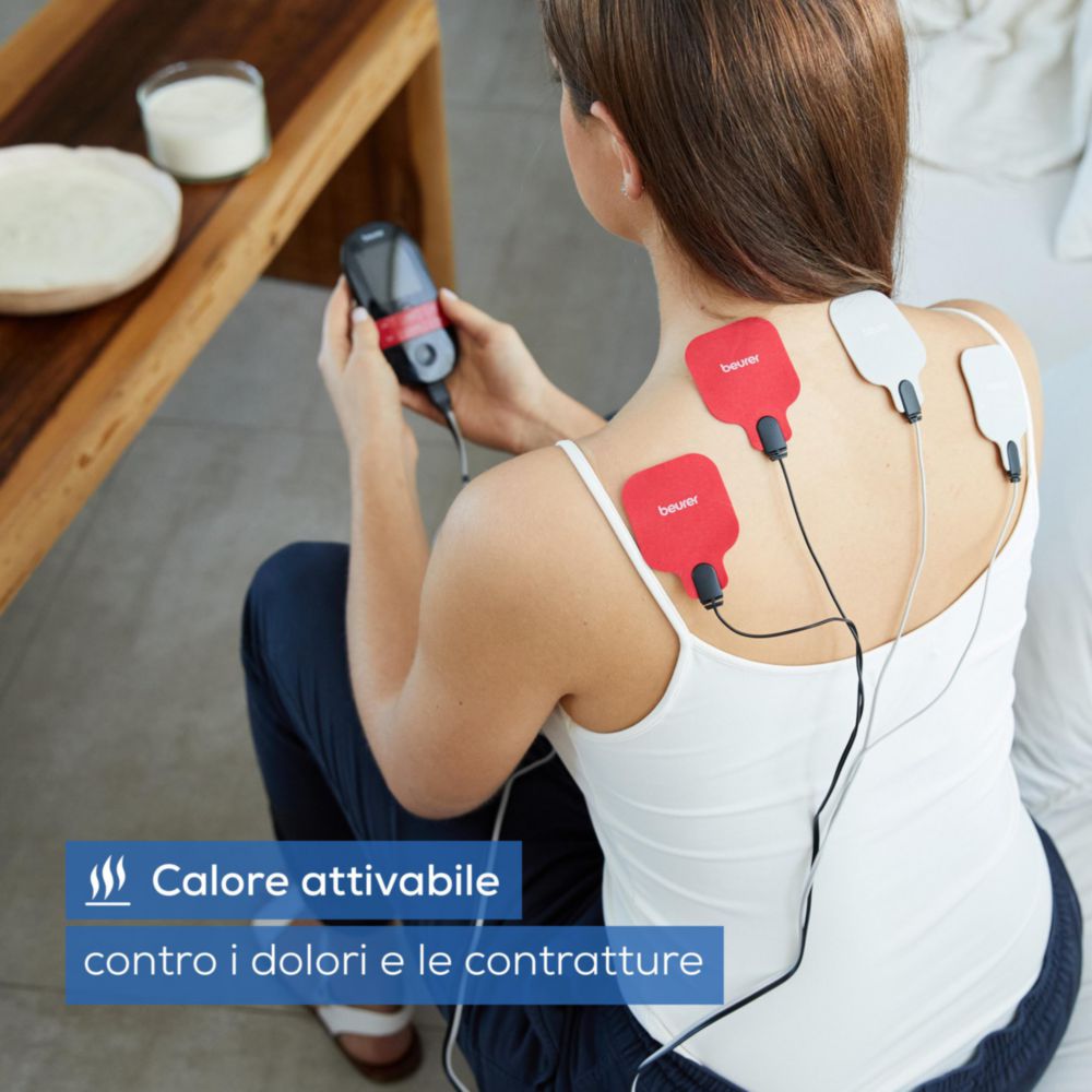 Beurer Ciclo Mestruale Beurer EM 89 TENS/EMS Digitale | Terapia Dolore E Stimolazione Muscolare | 4 Canali Funzione Calore TENS EMS Beurer - Foto 8