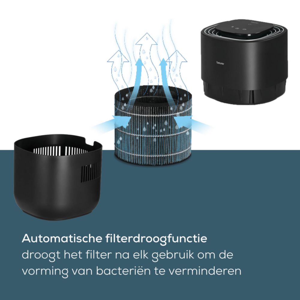 Toiletborstel met hygiënische houder - zwart - moderne Inagua stijl wc borstel met