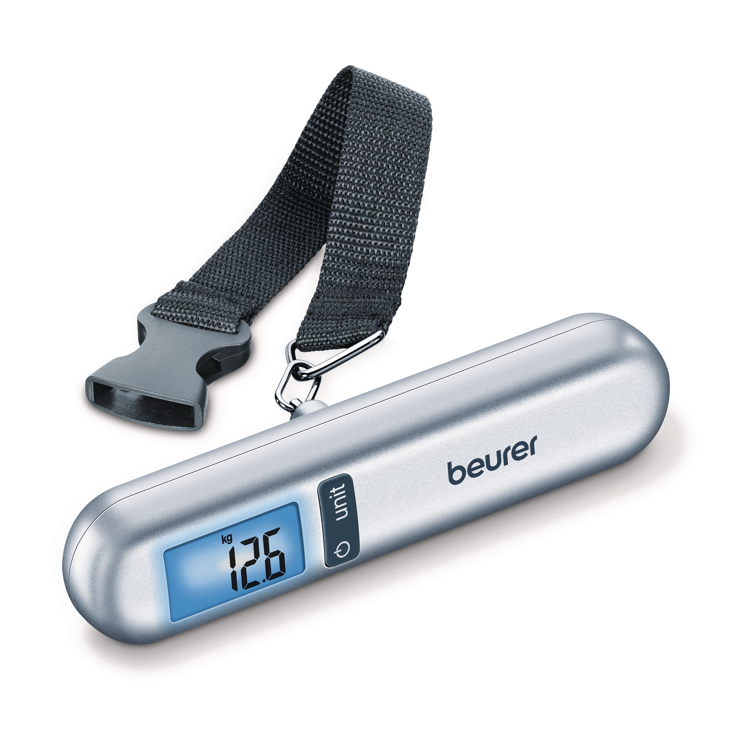 Bilancia per valigie BALANCE (bianco, nero, ABS, 178g) come gadge