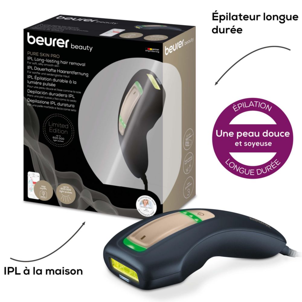 Épilateur Lumière Pulsée (IPL) Beurer Satin Skin Pro 7500 - Appareil Ouvert Mais Jamais Utilisé