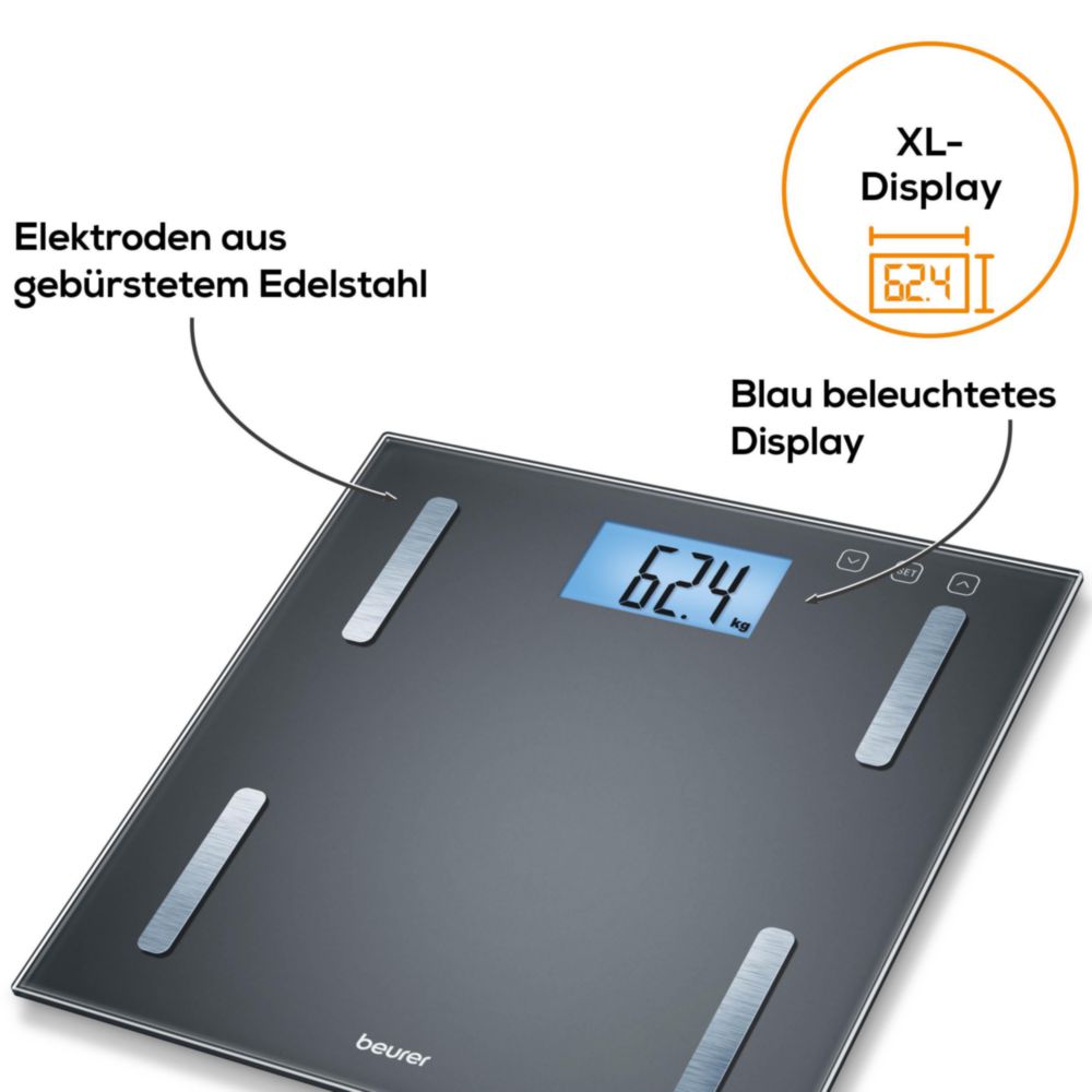 Beurer SR BF1 Diagnosewaage – Elektronische Perso Produktbild-Vorschau 3