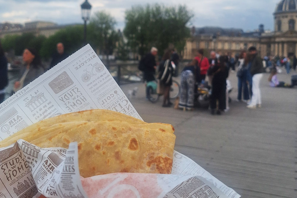 Crepe in Paris