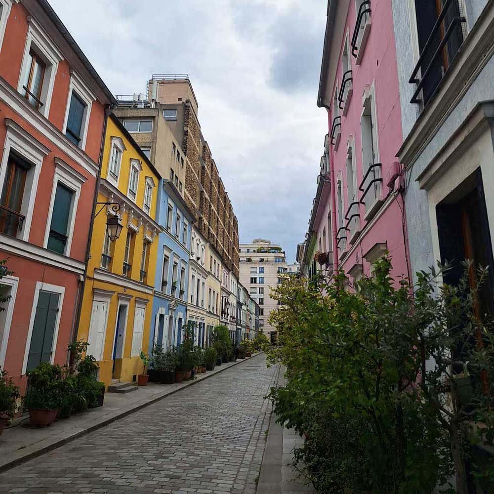 Spaziergang durch die Straßen von Paris