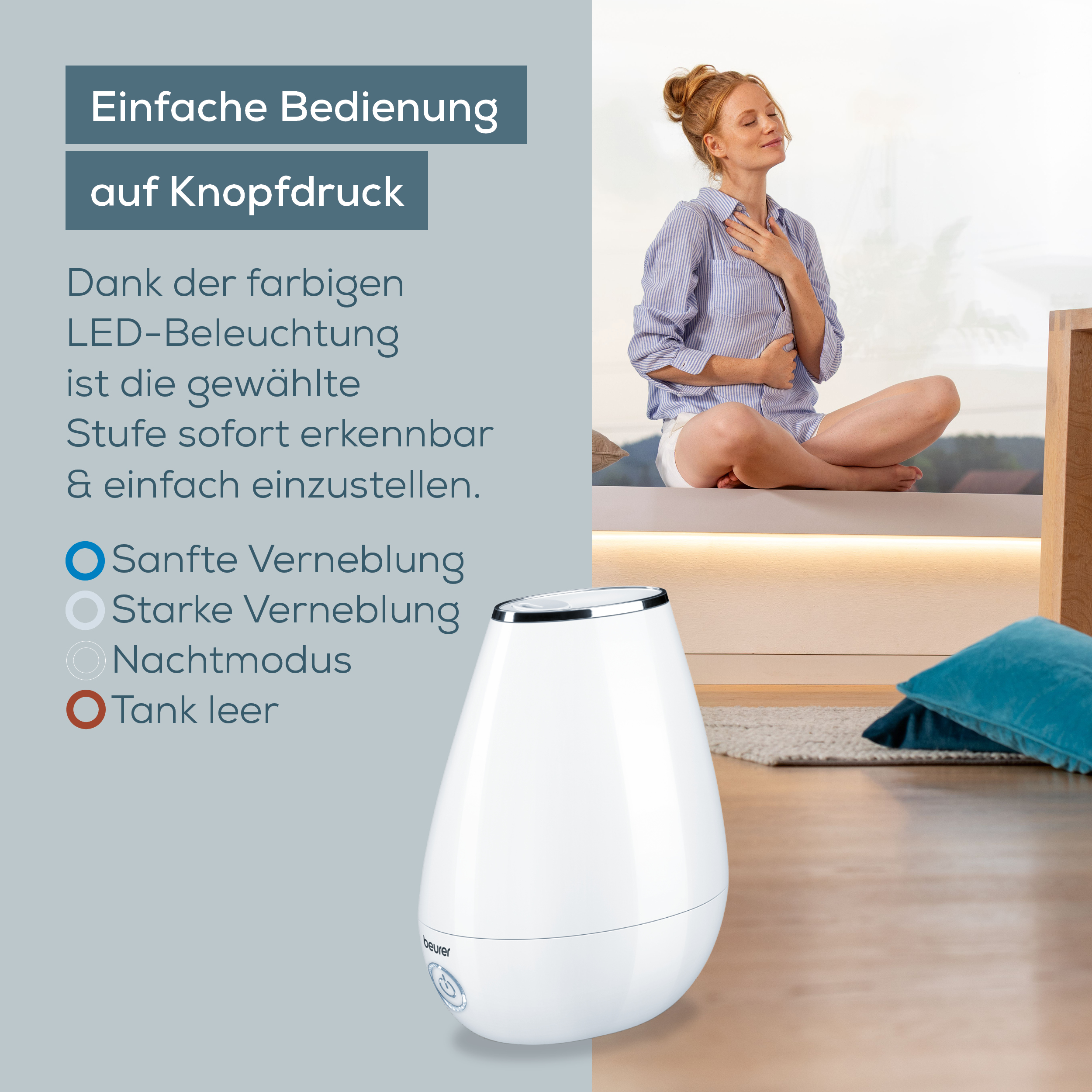 Luftbefeuchter für besseres Raumklima