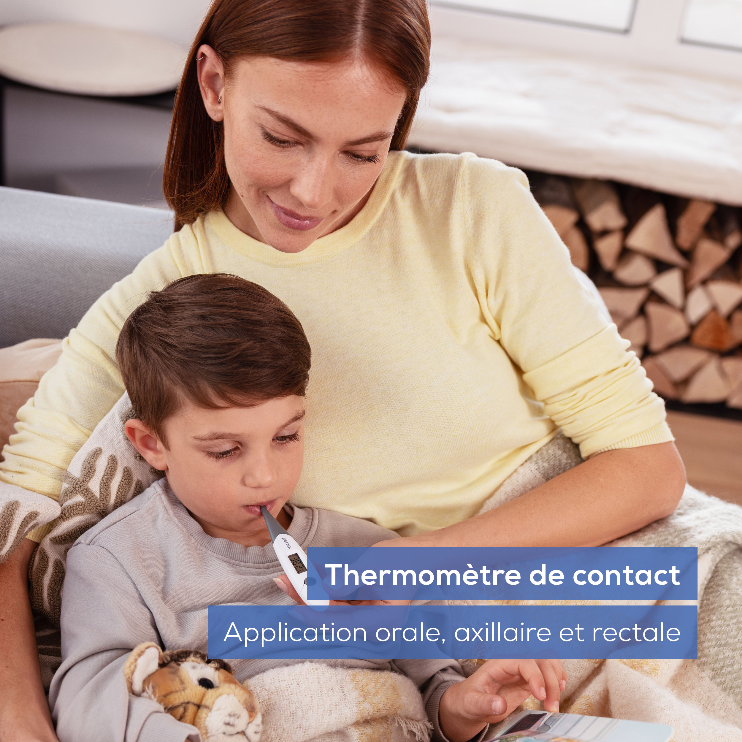Thermomètre Digital Magnien - Usage Buccal, Rectal, Axillaire - Neuf - Pour Toute La Famille
