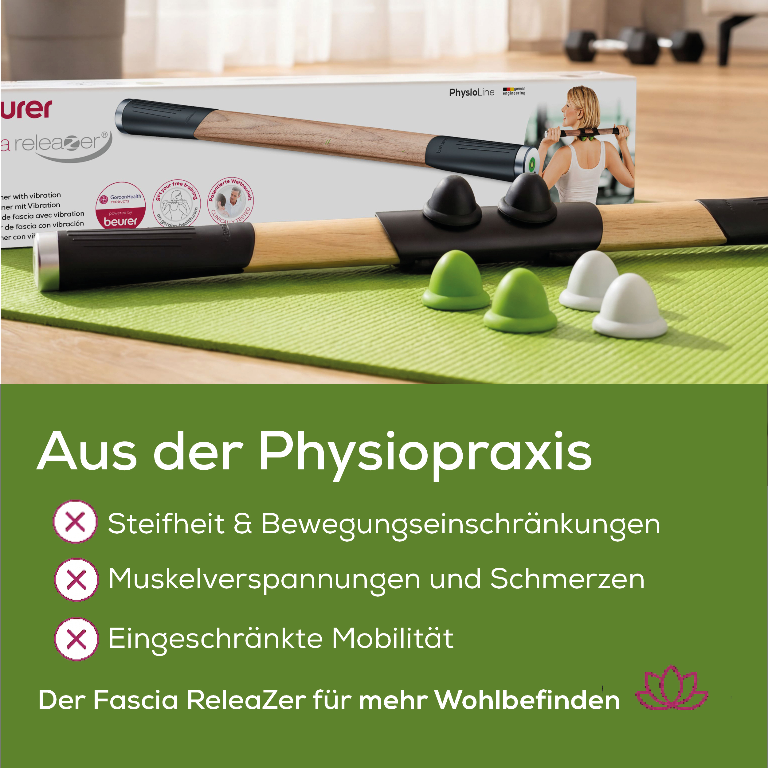 Faszien-Massagegert MG 850 fascia-releaZer | Beurer