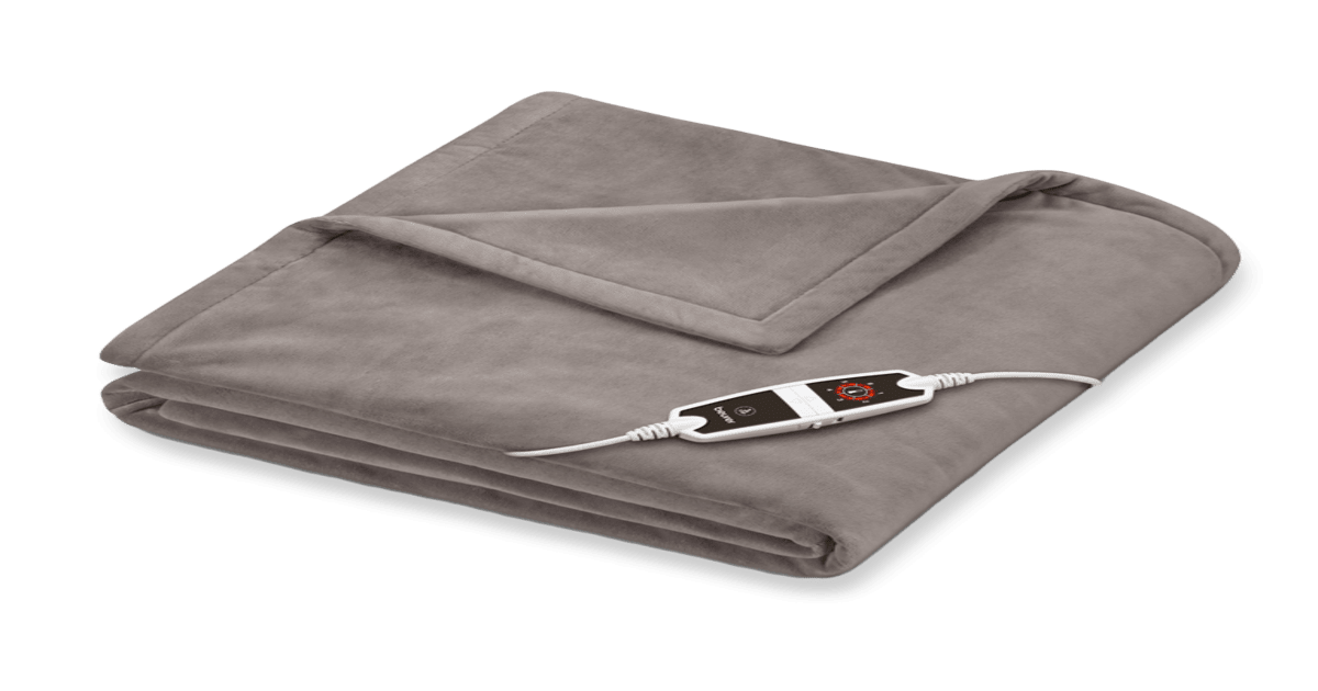 Couverture polaire chauffante hd 150 cosy taupe Beurer