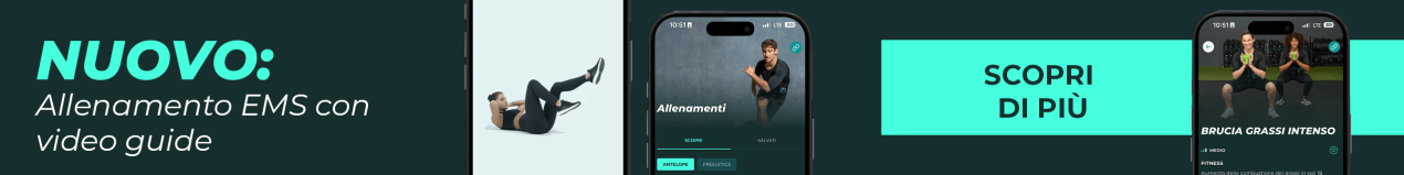 Aggiornamento dell'app Banner: novità - allenamenti con video guida nell'app Antelope Go