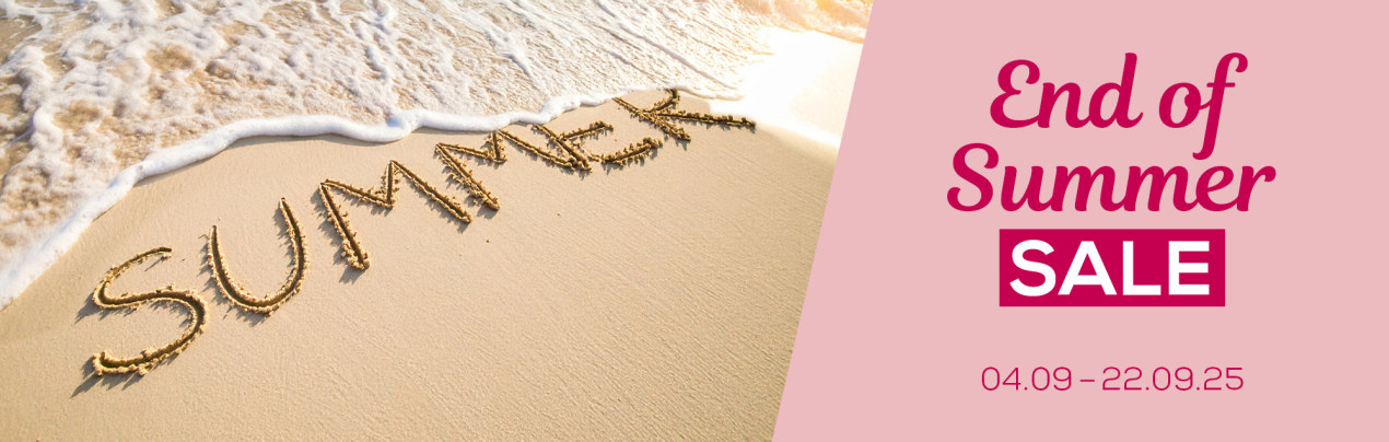 Header zum End of Summer Sale