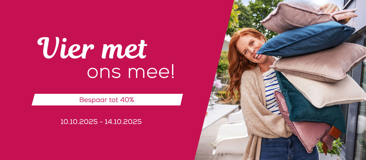 Vier met ons mee, Bespaar tot 40%, 10.10.2025 - 14.10.2025