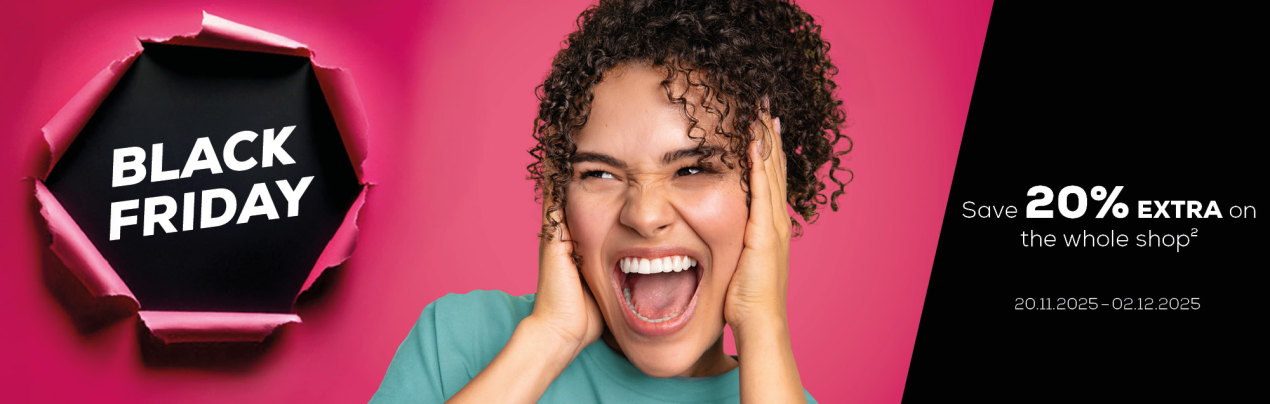 Black Friday, Save 20% extra on the whole shop, 20.11.2025 - 02.12.2025