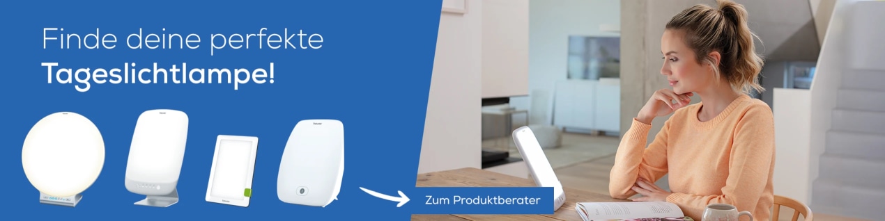 Beurer digitaler Produktberater Lichttherapie