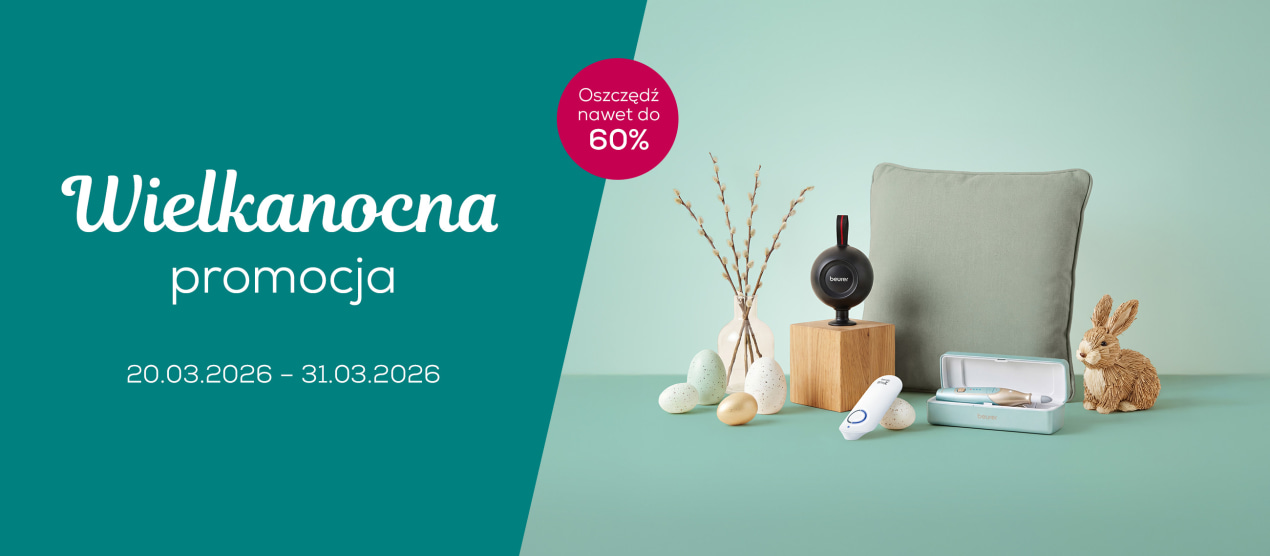 Baner promujący sezonową Wielkanocna, z informacją o rabacie do 60%, 20.03.2026 - 31.03.2026