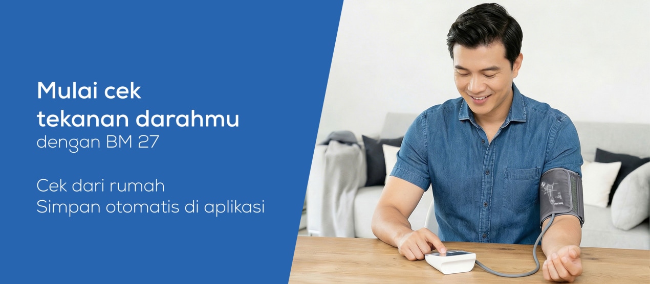 Mulai cek tekanan darahmu dengan BM 27