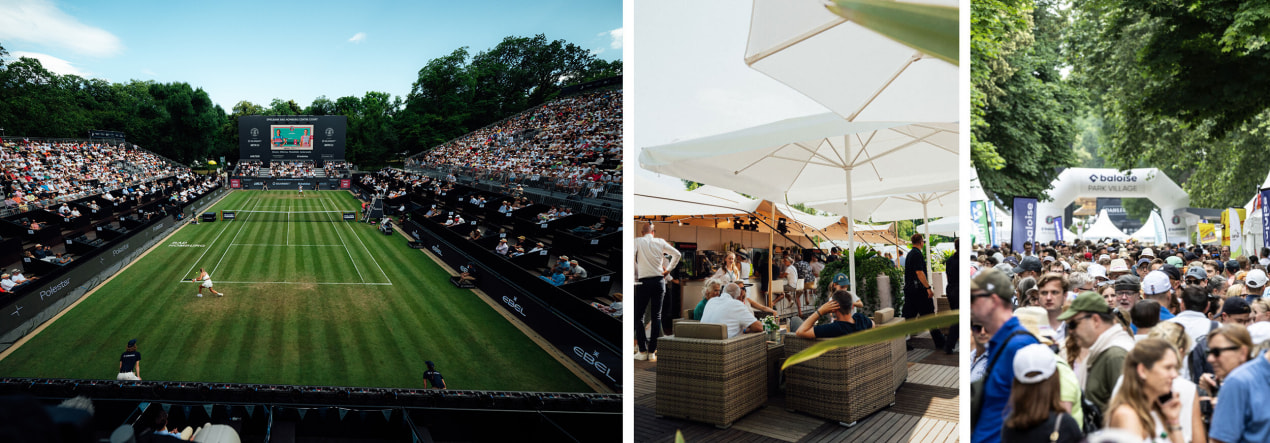 Verschiedene Szenen vom Bad Homburg Open 2025
