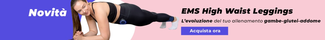 Una donna bruna esegue un esercizio di plank indossando i leggings EMS a vita alta di Antelope.