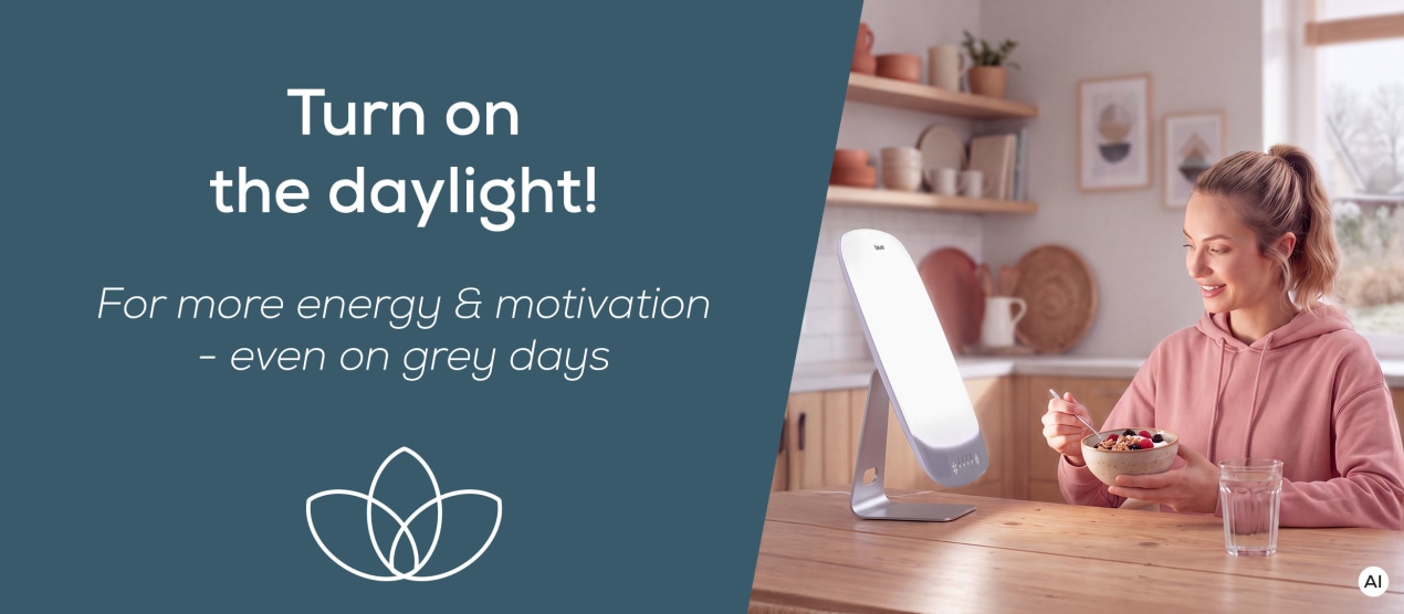 Switch on the daylight – for more energy and motivation, even on grey days