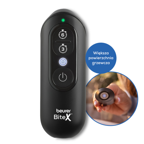 Środek na ukąszenia owadów BiteX Max Deep Black – większa powierzchnia grzewcza