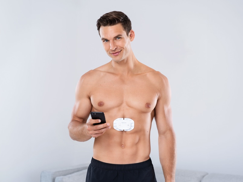 Beurer EMS TENS device EM 70 Application picture