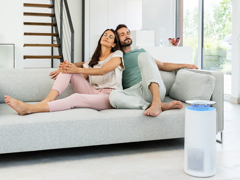 Le purificateur d'air nettoie même les grandes pièces jusqu'à 69 m2