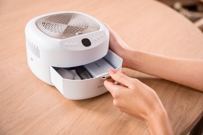 Darstellung der Gehäusebestandteile des Studionails Pro MP 200 von Beurer