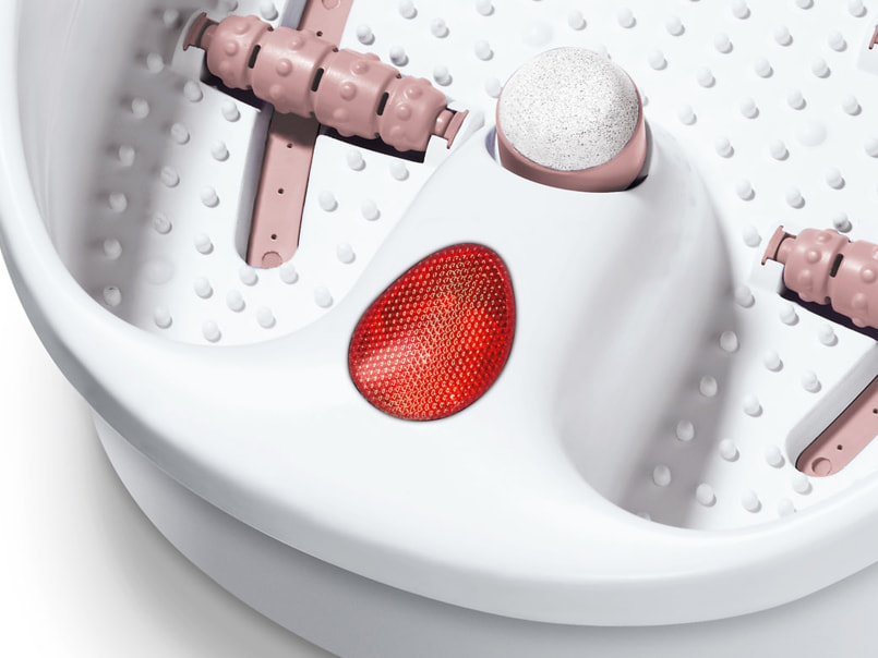 Infrarot-Lichtfeld des Fußsprudelbads