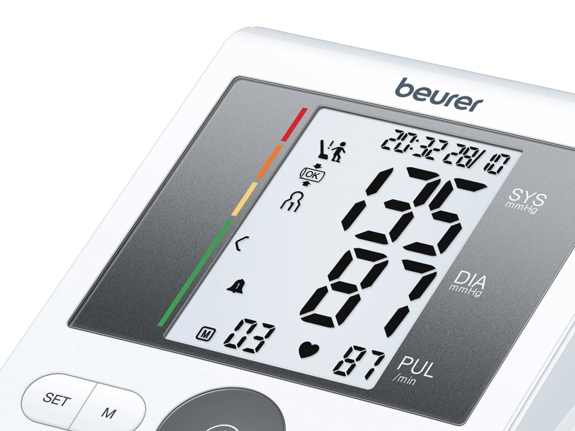 Risiko-Indikator auf dem Display des Blutdruckmessgerätes