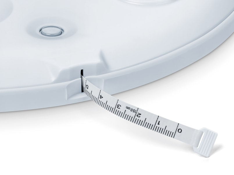 Integriertes Messband der Beurer Babywaage BY 90