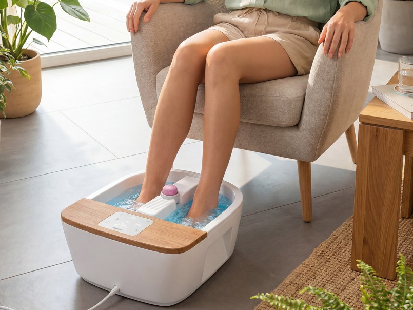 Beurer Fußbad im Wohnzimmer