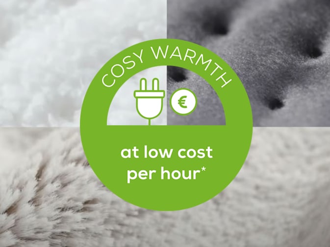Beurer heating products banner - cosy warmth for just a few cents per hour
