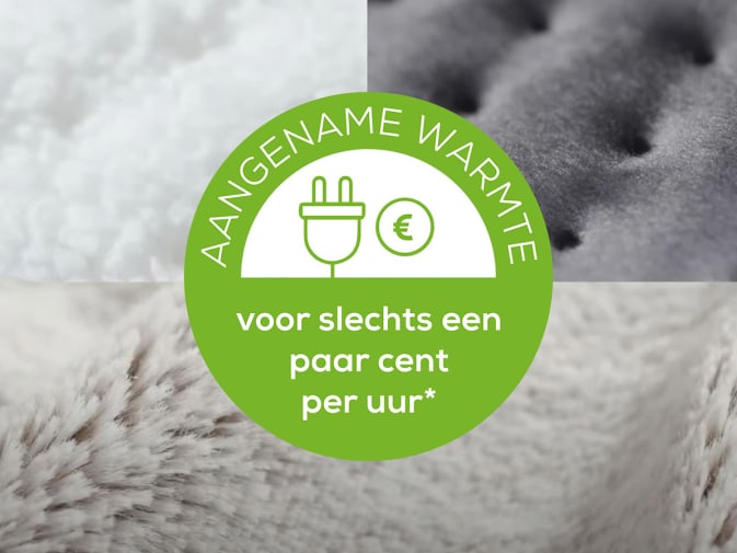 Beurer verwarmingsproducten banner - behaaglijke warmte voor slechts een paar cent per uur