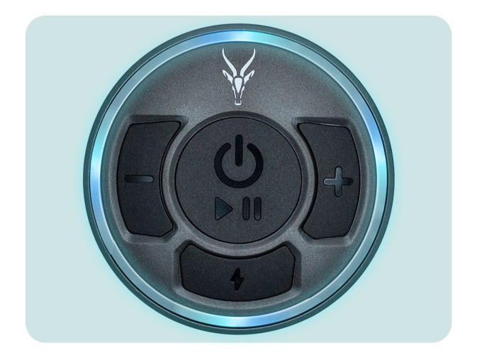Gros plan sur le booster Antelope.